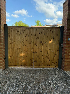 wooden gate