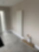 Radiator on a bare wall