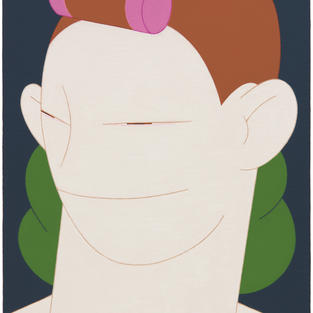 SOMEONE 2021 Oil on linen 53cm x 40.9cm (SOLD)