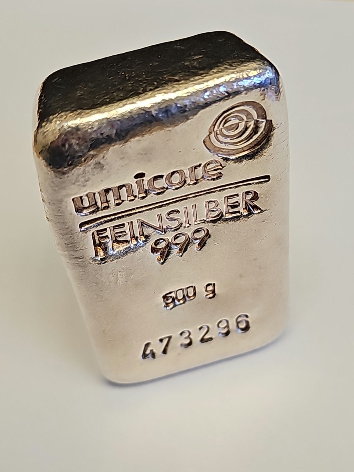 500g Pure 999 Silver Umicore Bar