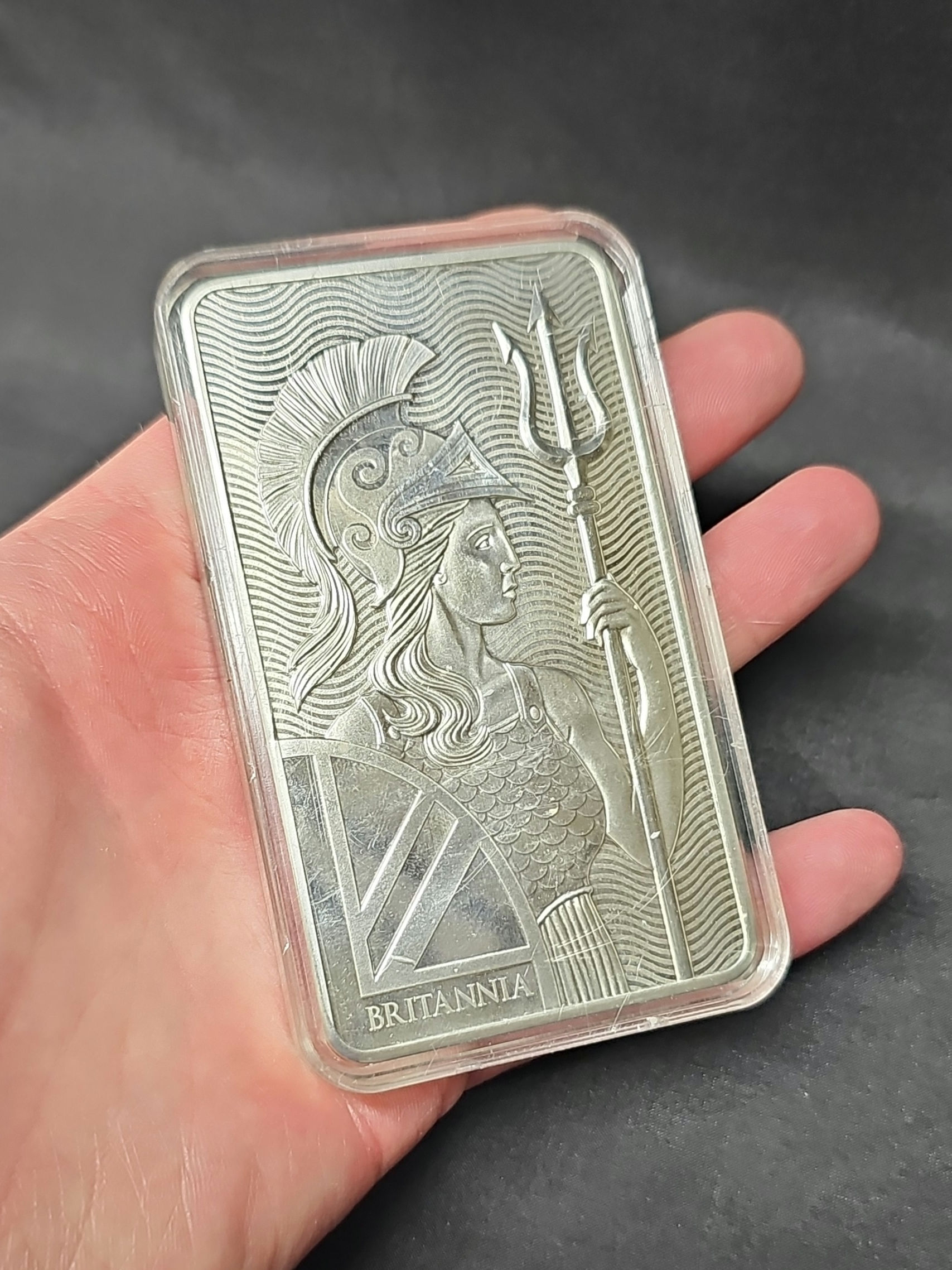 10oz Pure 999 Silver Royal Mint Britannia Bar