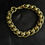 Thumbnail: 9" 9ct Gold Roller Ball Bracelet 