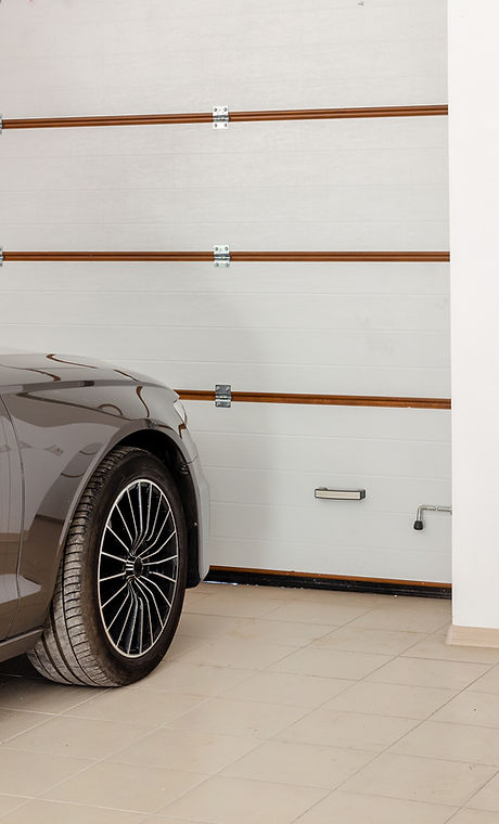 Car inside a Garage