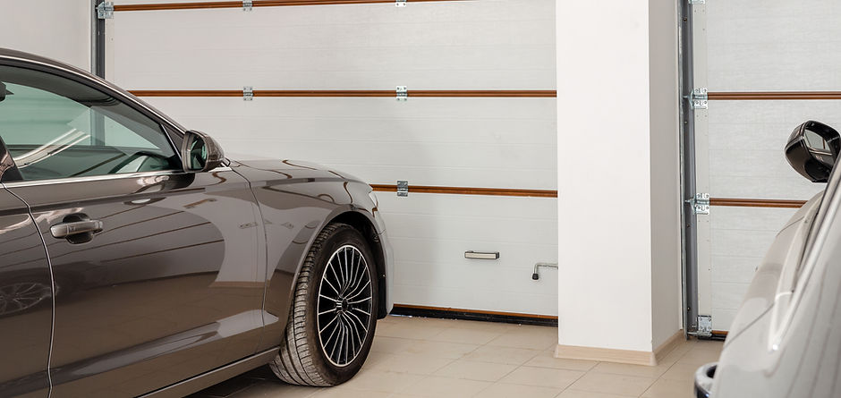 Car inside a Garage