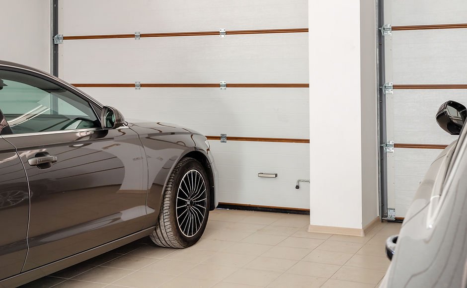 Car inside a Garage