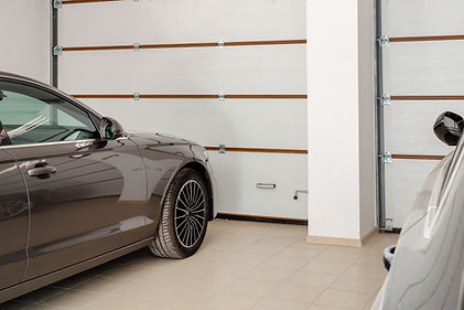 Car inside a Garage