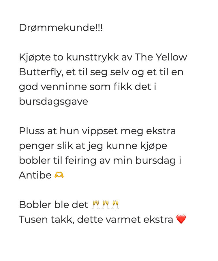 Miniatyrbilde: THE YELLOW BUTTERFLY