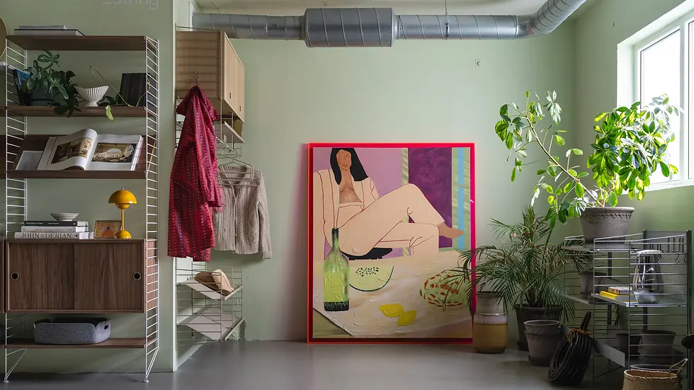 9 tips til innramming av bilder! Fargevalg til innramming. Kunst Heidi Eva Back