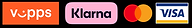 Klarna logo betal sikkert med Klarna og del opp beløpet om du ønsker det