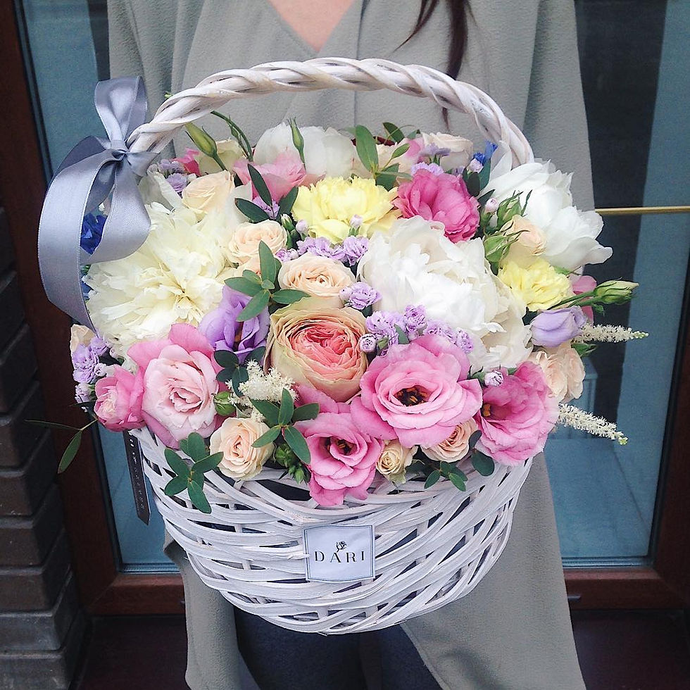 корзина цветов