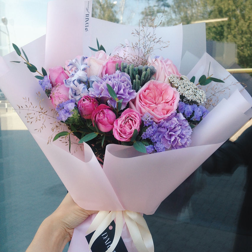 розовый букет