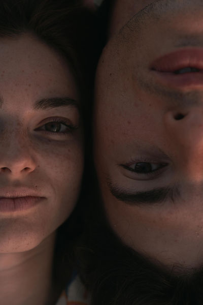 Cinematic photography capturing intimate moments of a couple during a dreamy Vanilla Sky session, creating timeless storytell