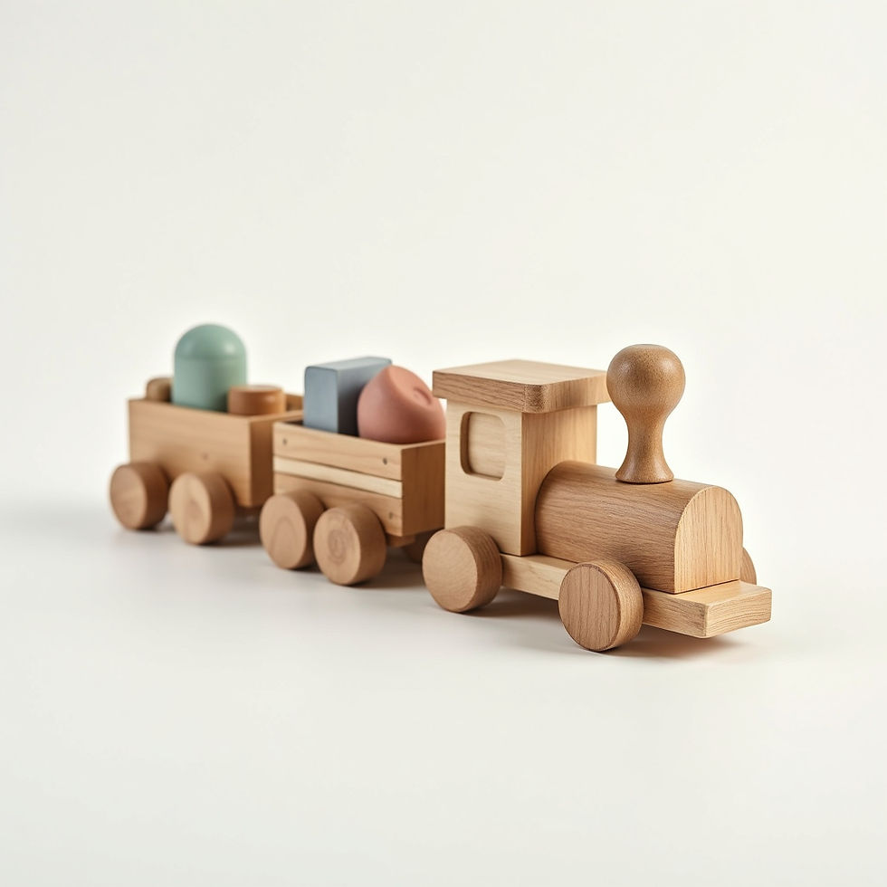 Wooden Block Train