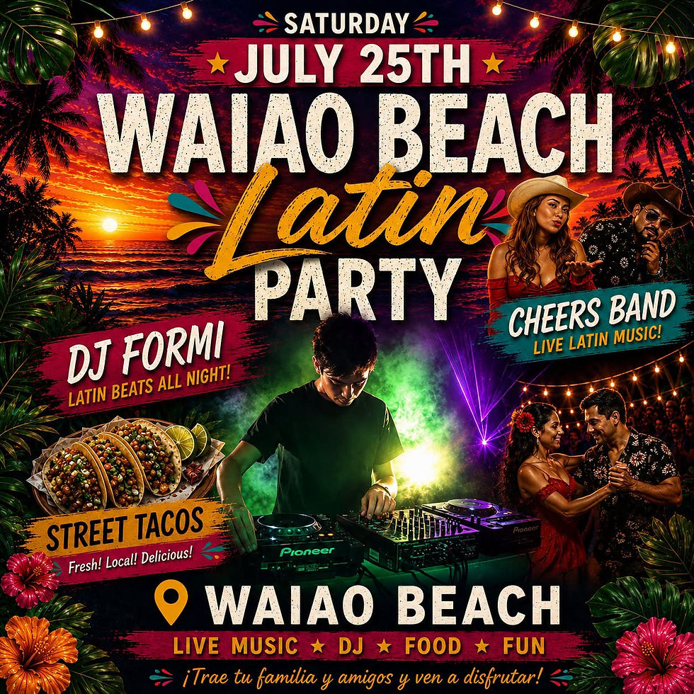 🌴 WAIAO BEACH LATIN PARTY|外澳海灘拉丁派對 💃