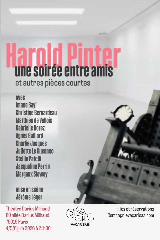 Une Soirée entre amis (et autres textes) (6 juin 2026)