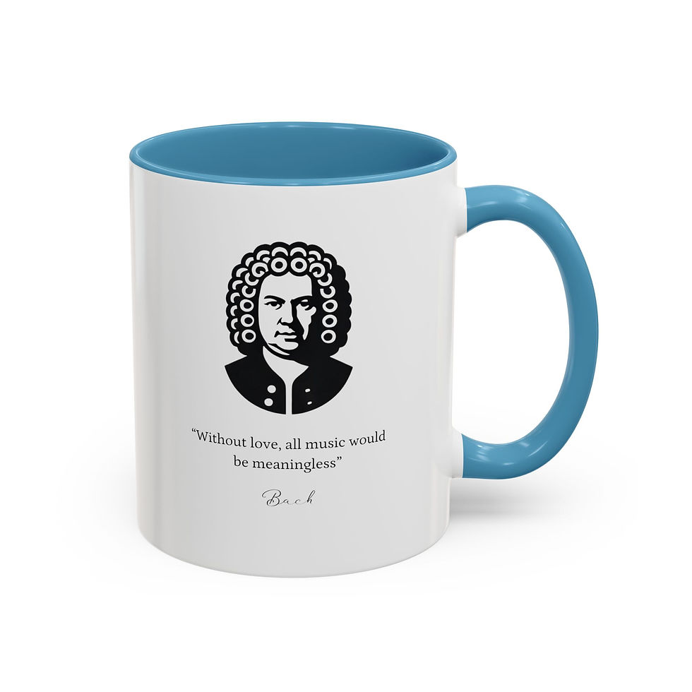 Thumbnail: Coffee Mug - Passionate Sips, Inspired by Composers - Bach