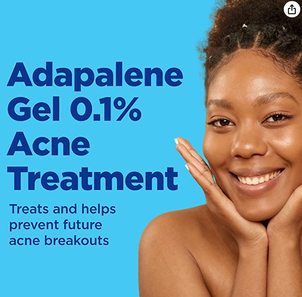 Thumbnail: Differin Acne Treatment Gel, Retinoid Treatment for Face with 0.1% Adapalene,15g