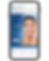 Healthcare social media content showing dental veneers ad.
