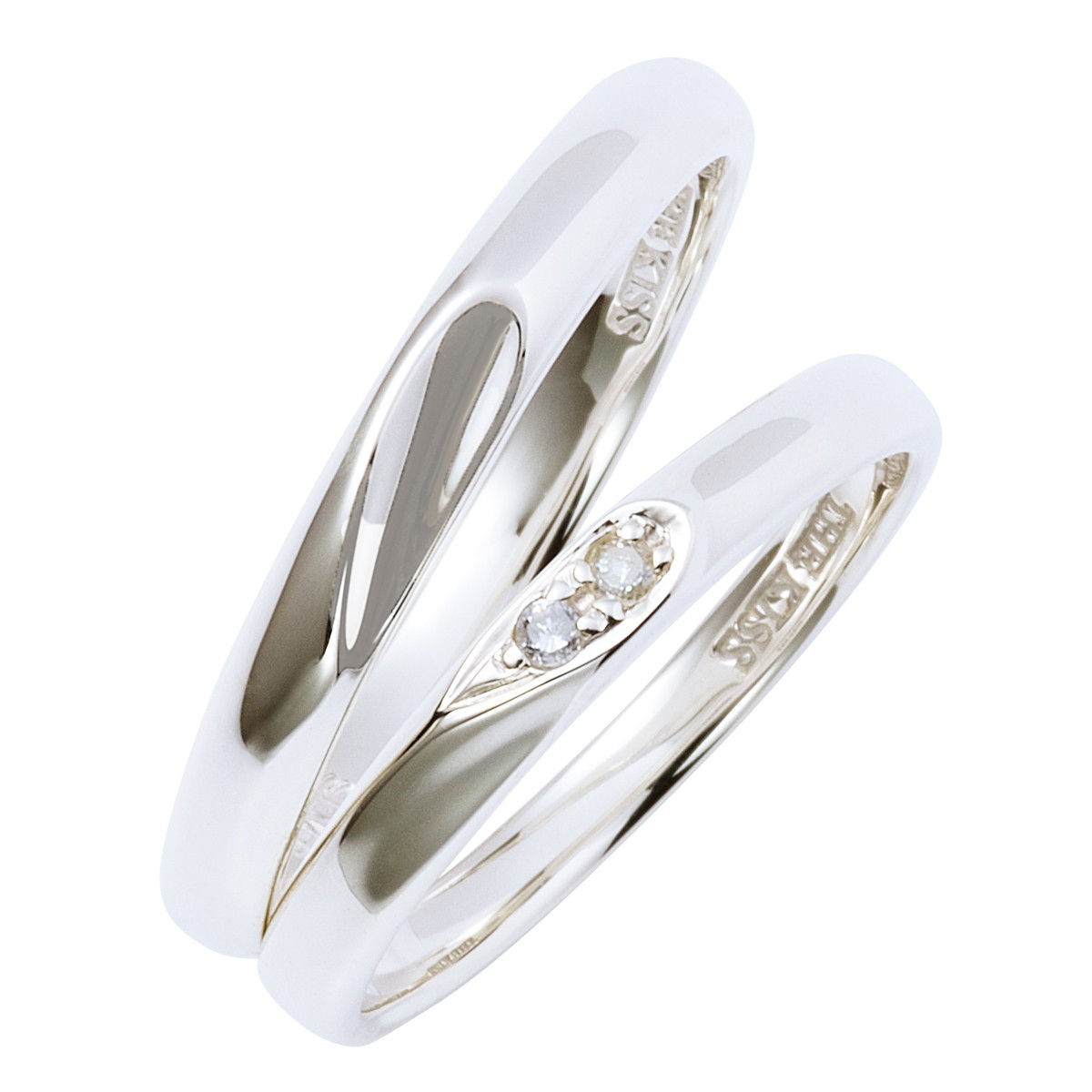 The Kiss 情侶對戒 SR1639DM-1640