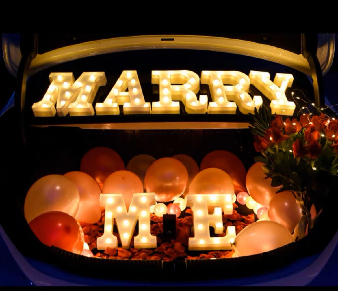 (專人佈置)- 汽車求婚佈置組合S004