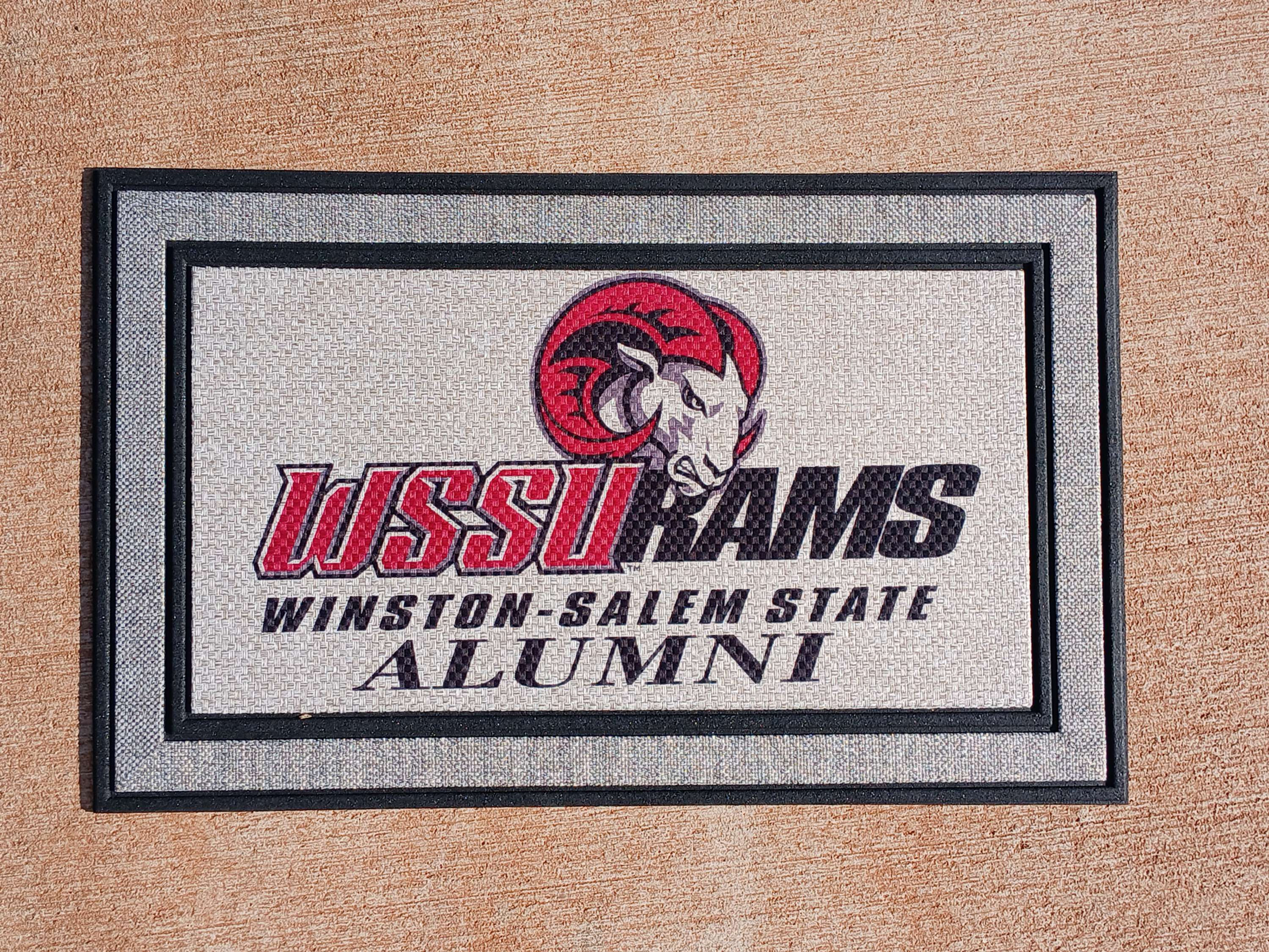 WSSU RAMS Alumni Doormat 