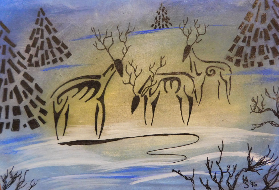 Christmas Card for the family - 1995