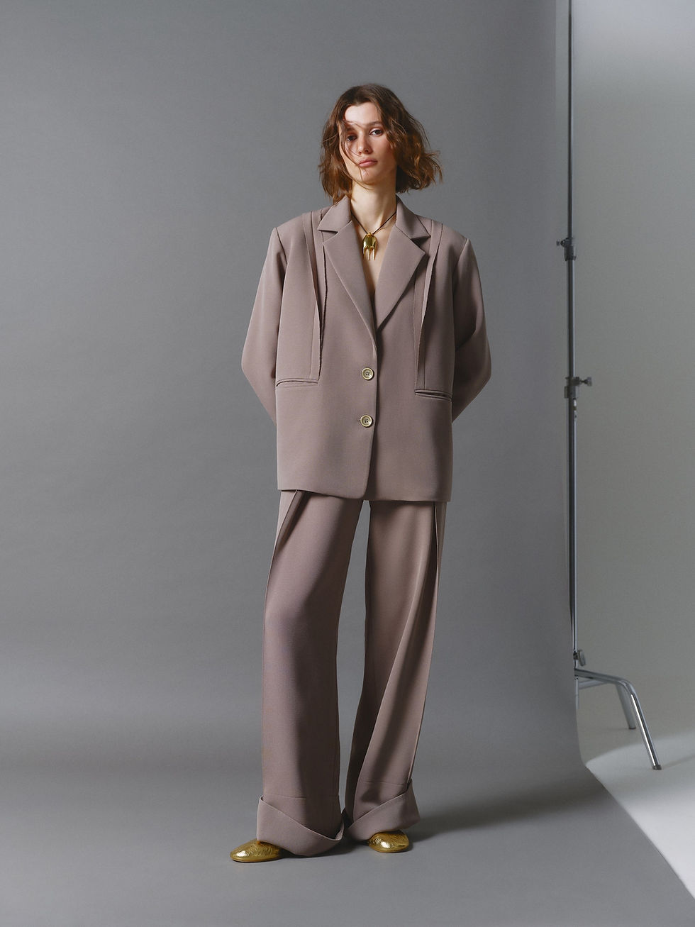 الصورة المصغرة: Light brown suit