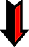 Black and Red Down Arrow