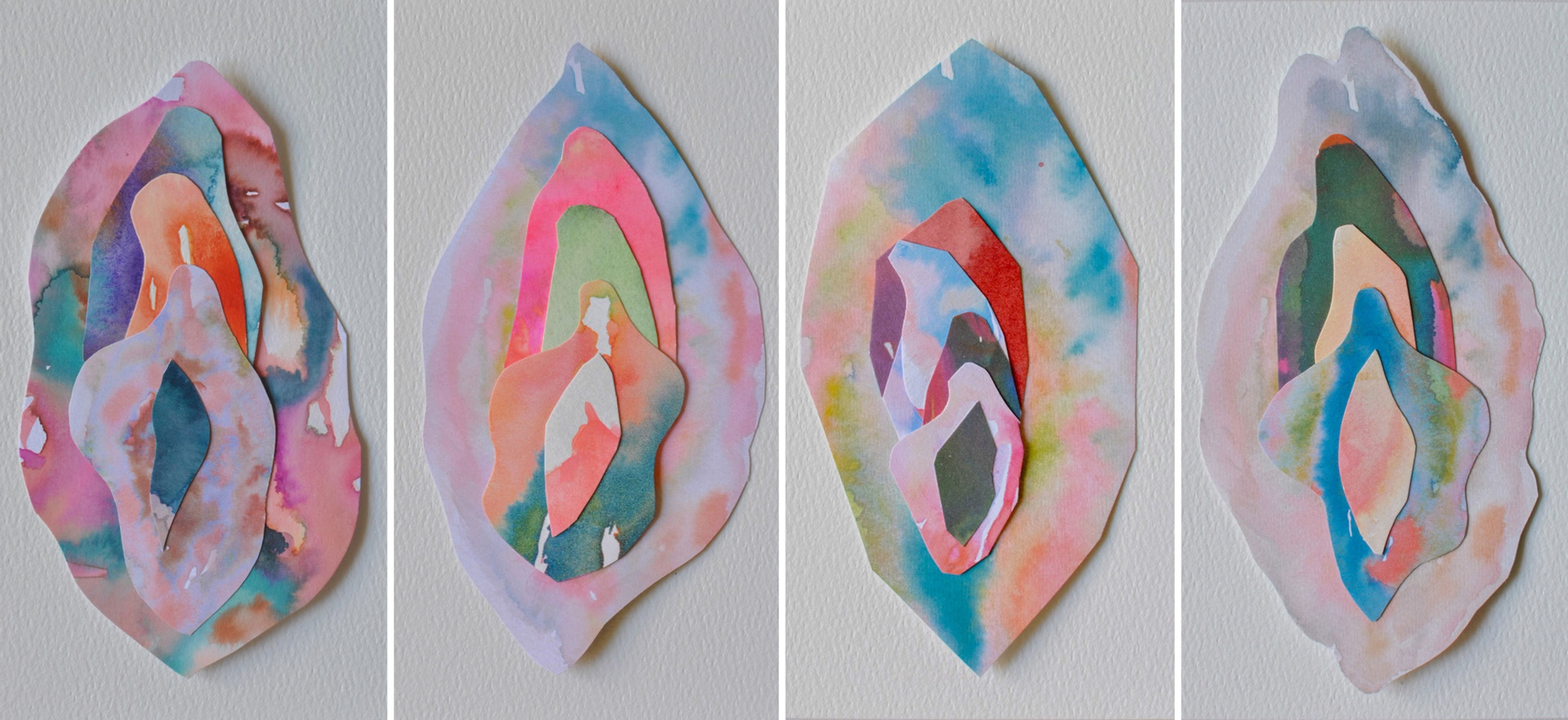 Vulva Paper Art