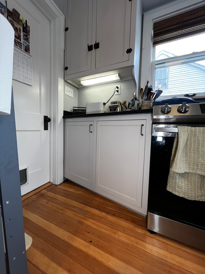 custom angle cabinet