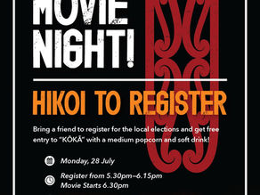 Free Movie Night! Hikoi to Register