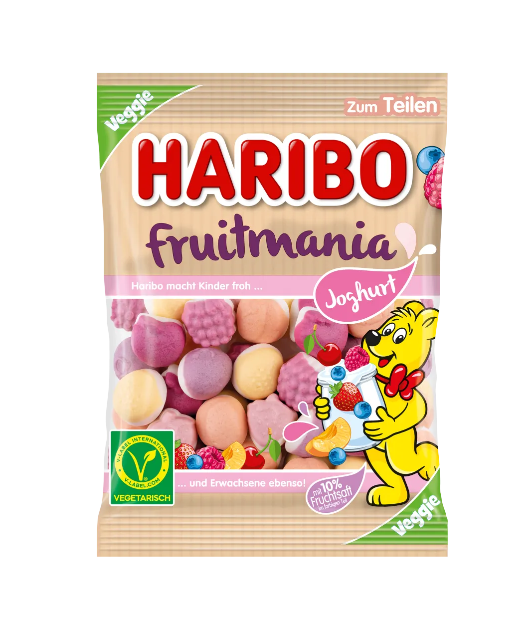 Haribo Fruitmania Joghurt 160g (Vegan)