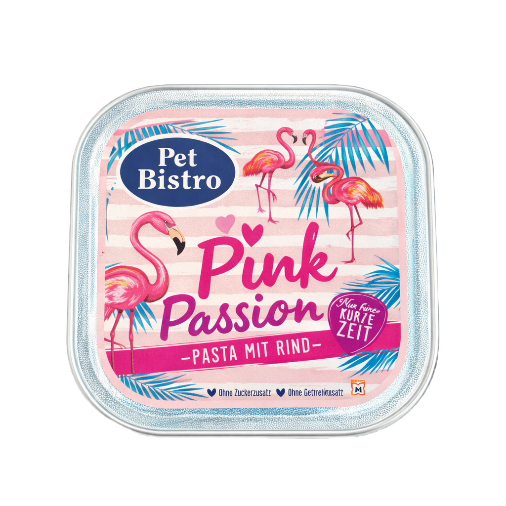 Pet Bistro Pink Passion- Pasta mit Rind 100g