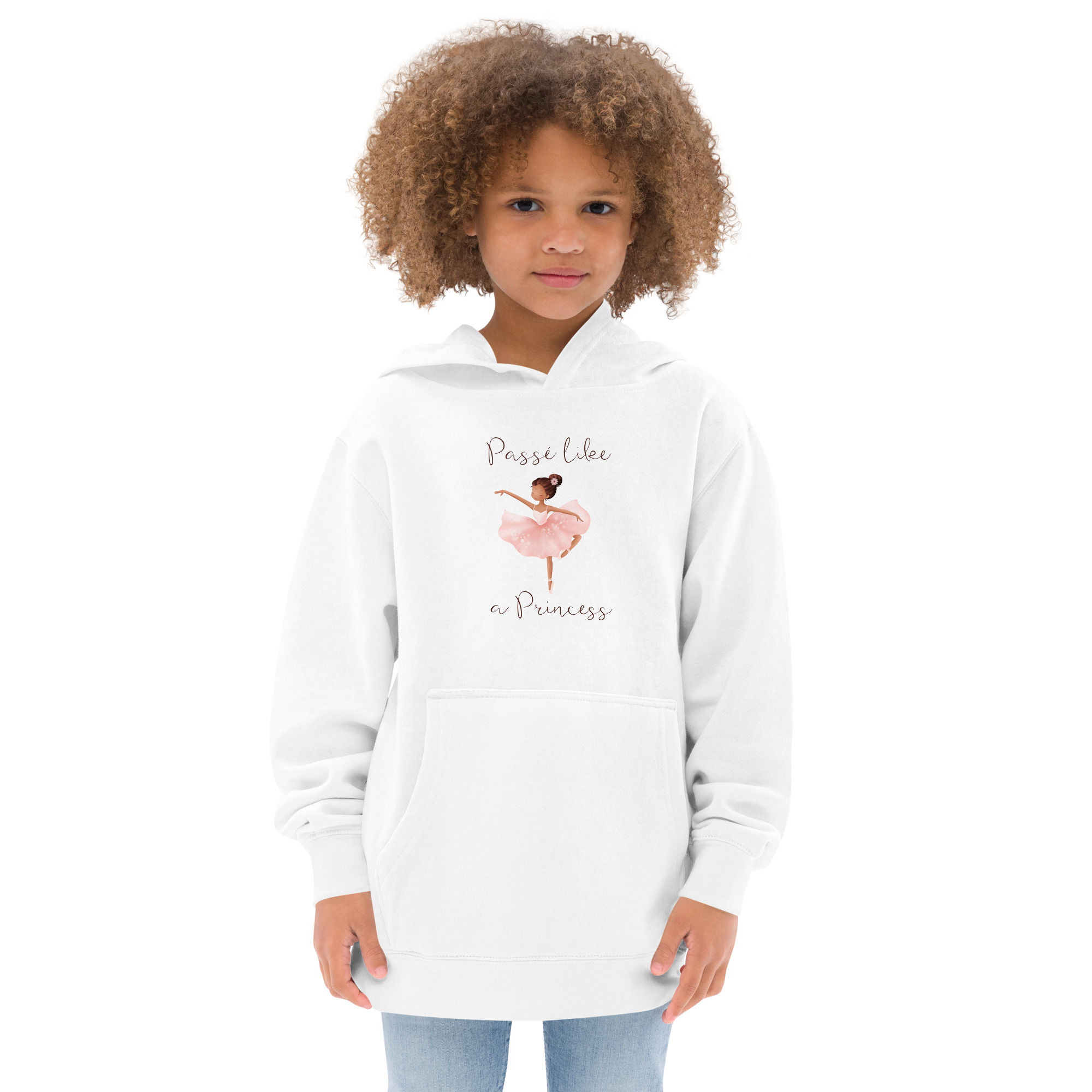 Passé like a Princess Kids Fleece Hoodie