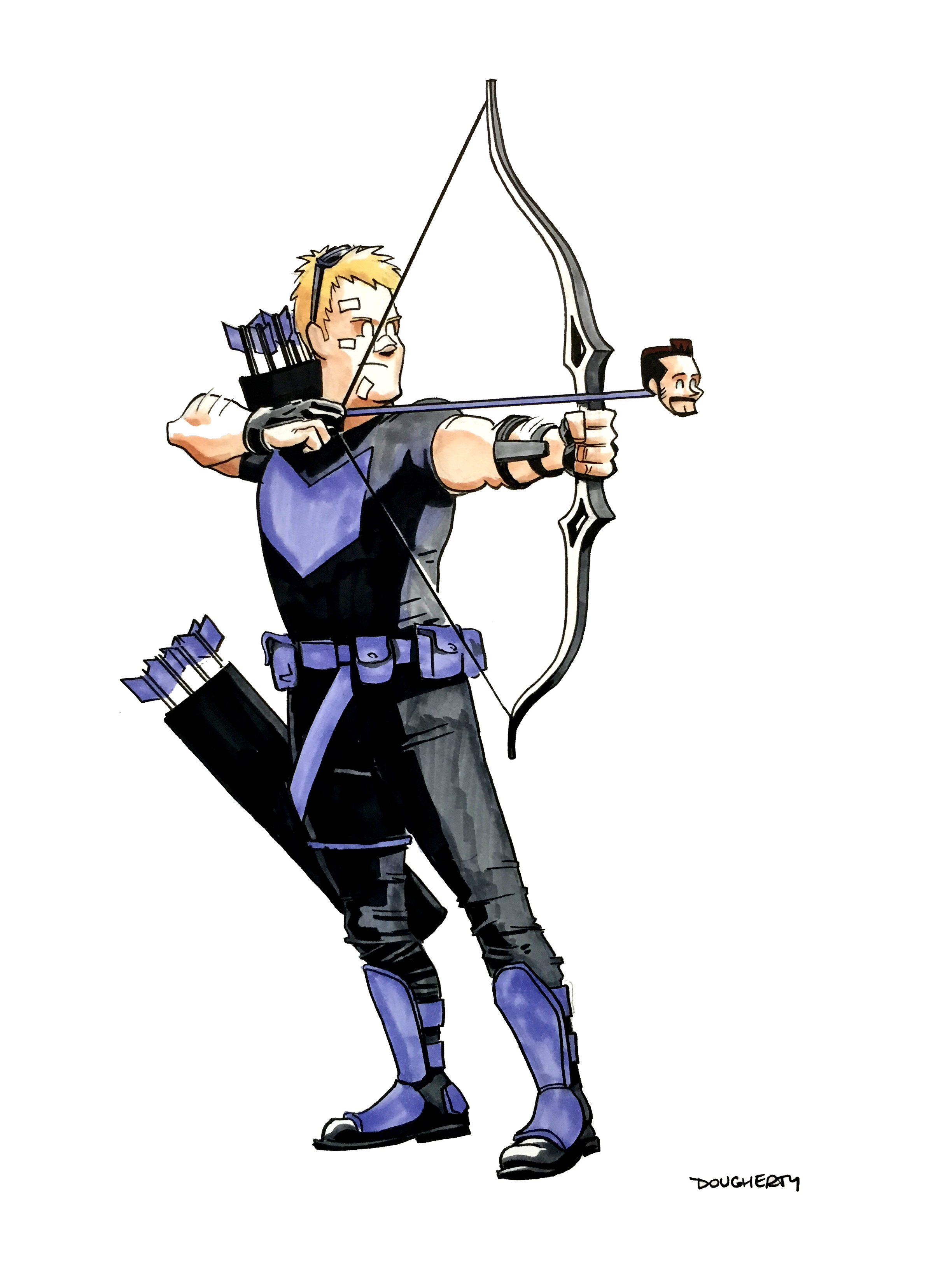 Hawkeye with Beardo arrow