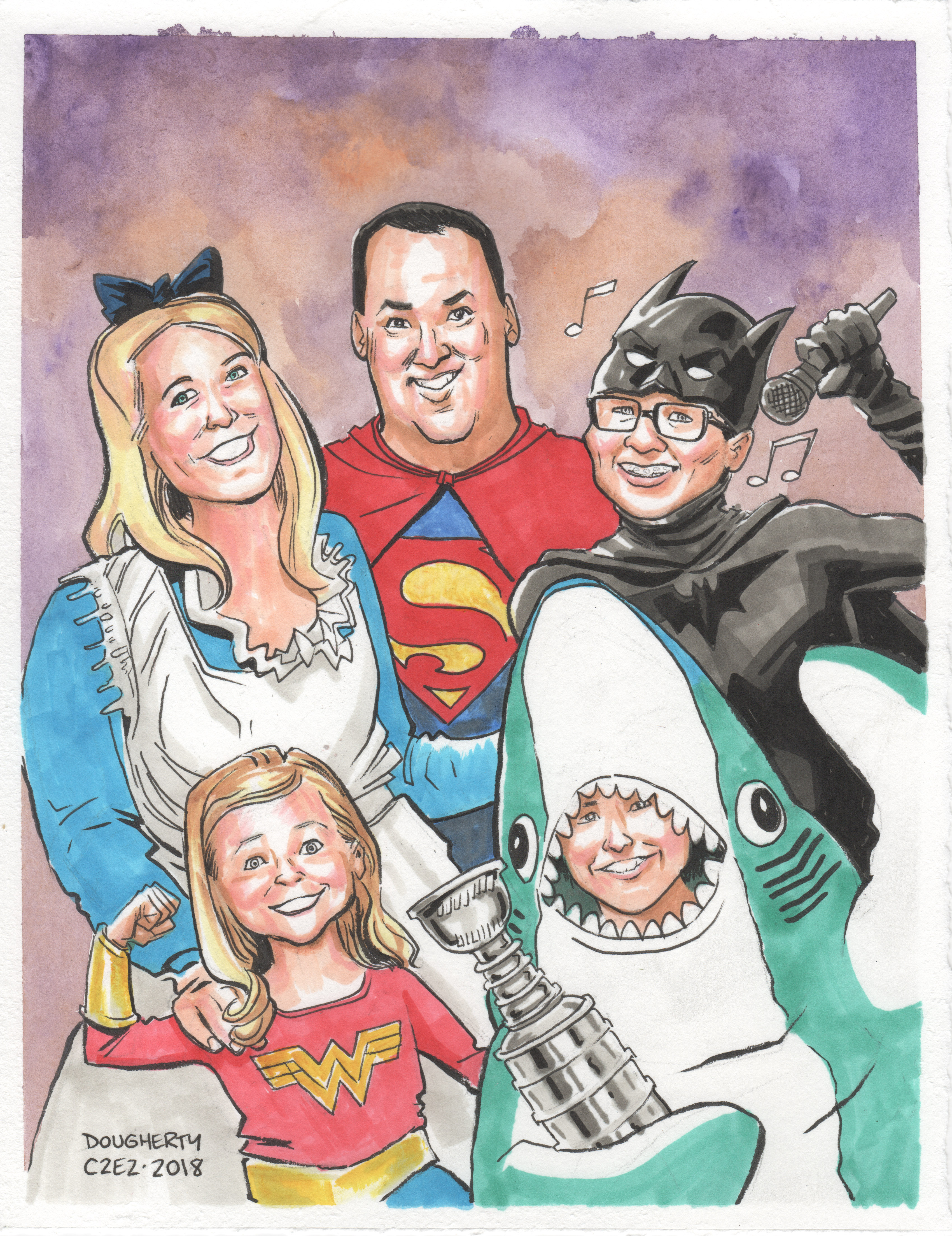 Family Portrait Sketch