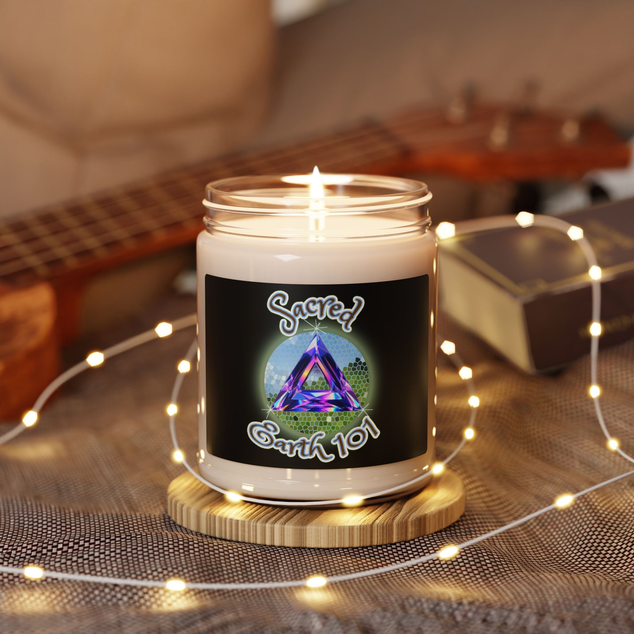 Sacred Earth 101 Scented Soy Candle — 9oz Spiritual/Housewarming Gift