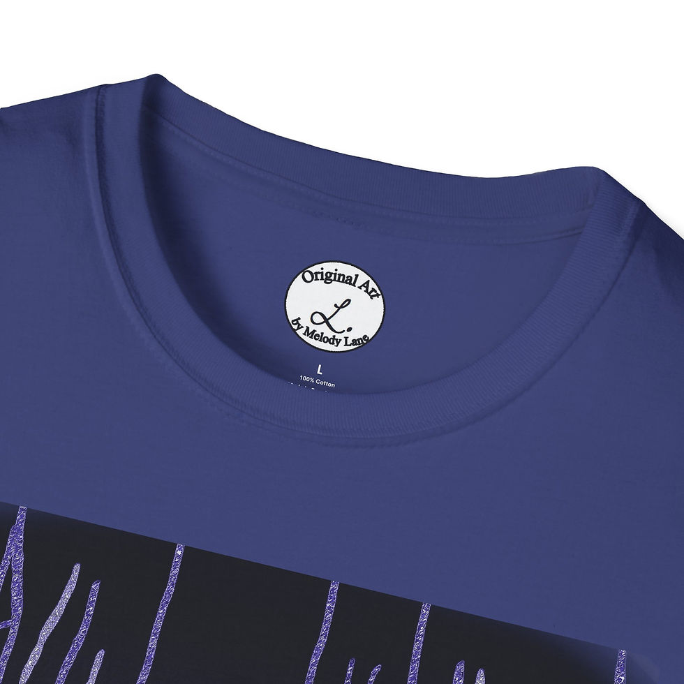 Thumbnail: Moonlight Forest Path T-Shirt Just Living Nature Tee mens womens Melody Lane