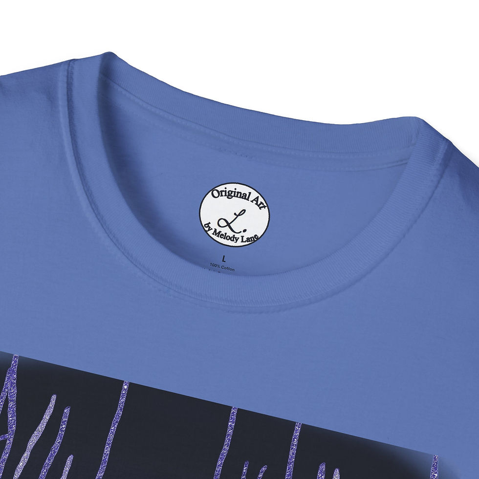 Thumbnail: Moonlight Forest Path T-Shirt Just Living Nature Tee mens womens Melody Lane