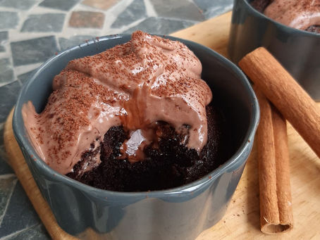 Creamy Chocolate Cake (single serve dessert)