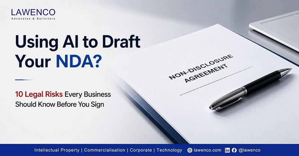 Using AI to draft your Non-Disclosure Agreement (NDA)? 10 legal risks every business should know before you sign