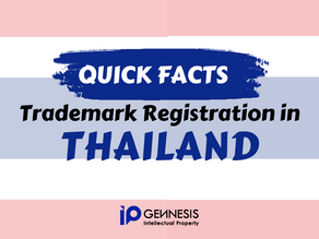 Quick Facts on Trademark Registration in Thailand