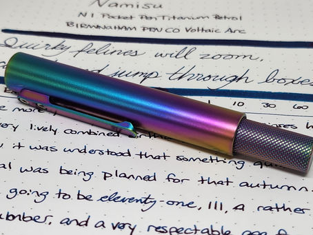 Fountain Pen: Namisu N1 Titanium Petrol