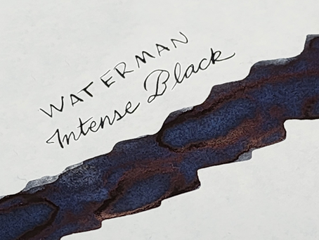 Ink Review: Waterman Intense Black