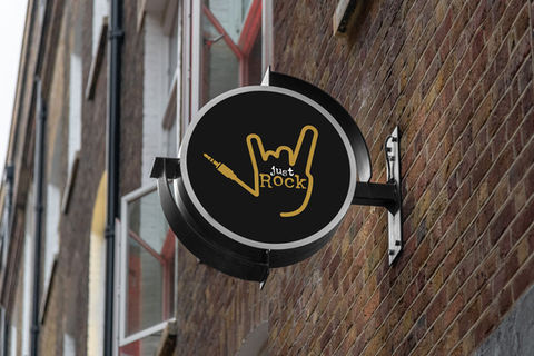 Just Rock music sign