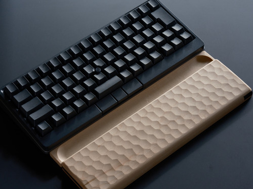 松葉製作所 HHKB用パームレスト&キーボードカバー ウォールナット Hhkb亀甲名栗木製パームレスト＆キーボードルーフ | 木製iphone