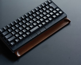 p*e様 HHKB PFU 亀甲名栗木製パームレスト キーボードルーフ ブラック 亀甲名栗木製パームレスト&キーボードルーフ （ウォールナット