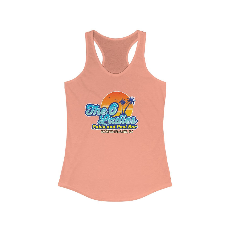 6 Ladies Women's Ideal Racerback Tank
