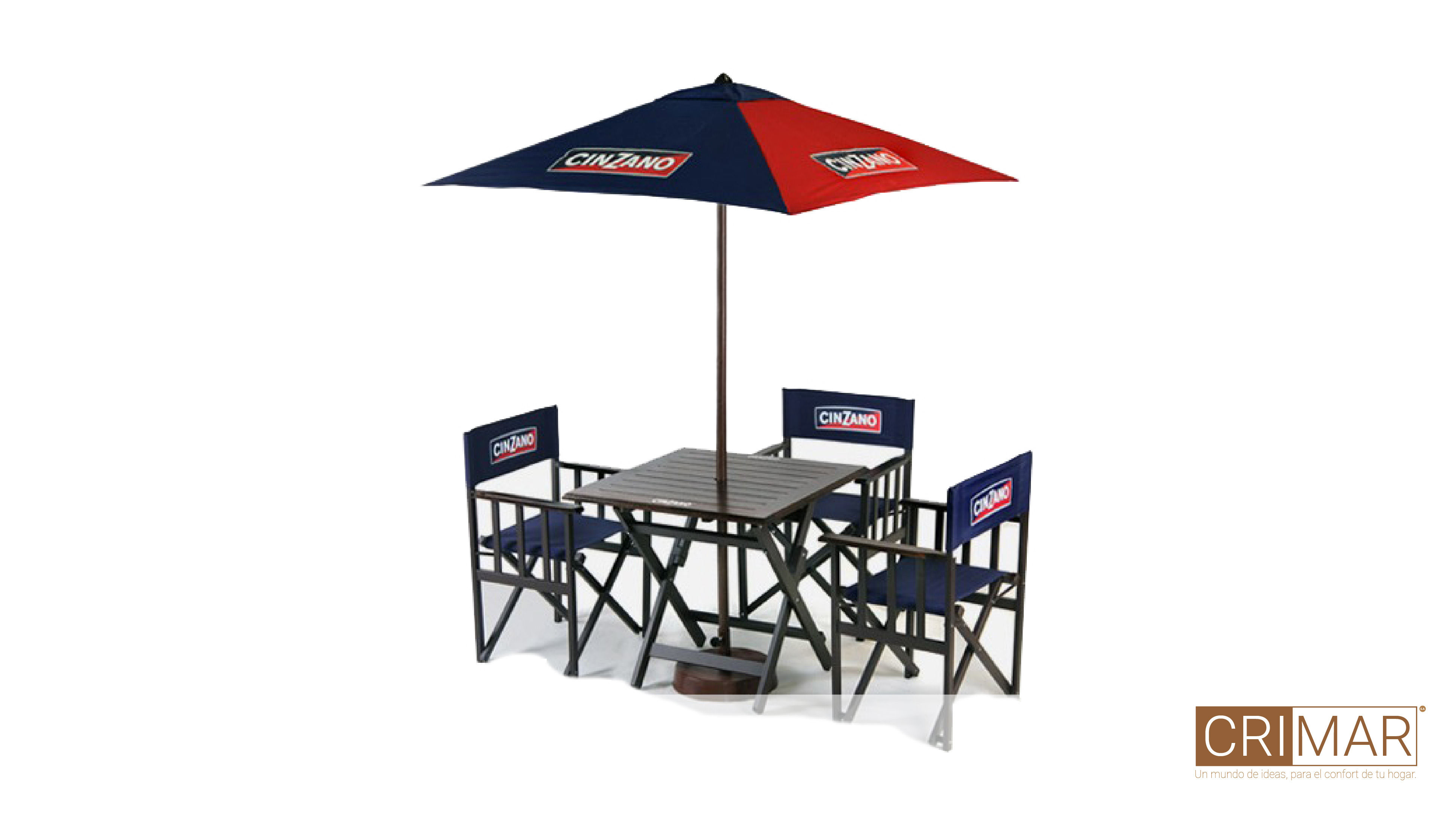 juego de mesa con sillas plegables