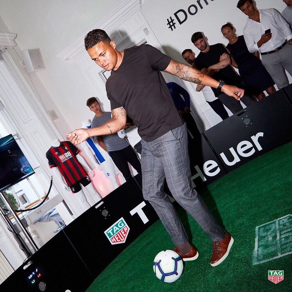 Jemain Jenas went in the ICON for Tag Heuer and ESA